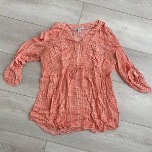 XL motherhood maternity 3/4 length blouse